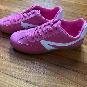 Dolce Vita Pink Sneakers (white & pink laces)